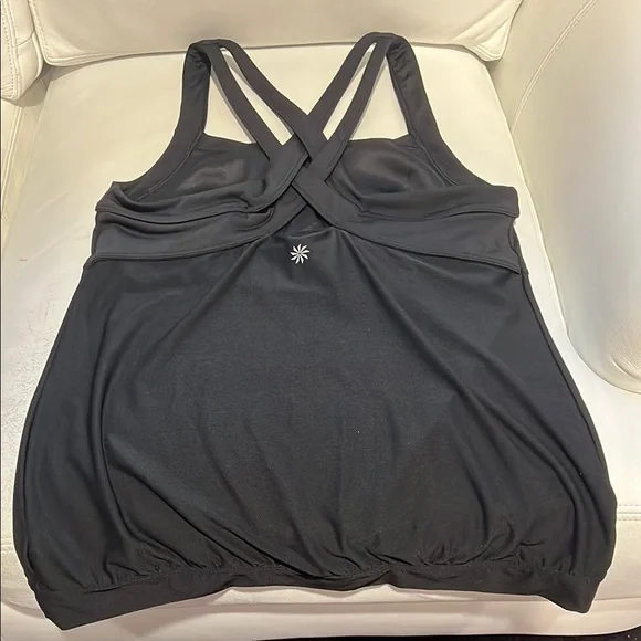 Black Athleta Workout Tank Top - Picture 2 of 3